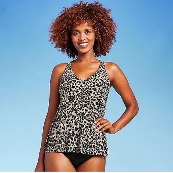 NWT Aqua Green Tankini Top S - Picture 1 of 10